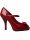 Pin Up Couture Pump Cutie 08 Peep Toe Rot Rockabilly Highheel Riemchen  5012