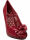 Pin Up Couture Pump Cutie 08 Peep Toe Rot Rockabilly Highheel Riemchen  5012