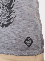 Queen Kerosin Damen Tank Top Shirt Rockabilly Tattoo Girl Grau Inked 5068