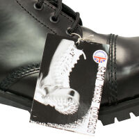 Underground Shoes Unisex 10-loch Ranger Schwarz 7703 Springerstiefel Boot 5112