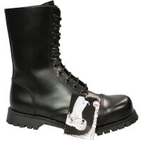Underground Shoes Unisex 10-loch Ranger Schwarz 7703 Springerstiefel Boot 5112