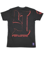 Yakuza Premium Herren T-Shirt Schwarz Rot Oberteil Kurzarm Filthy Cartel 5088