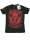 Yakuza Premium Herren T-Shirt Schwarz Rot Oberteil Kurzarm Filthy Cartel 5088