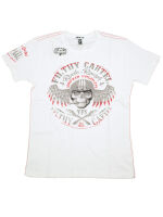 Yakuza Premium T-Shirt Herren Weiß Totenkopf Filthy Cartel Männer Shirt  5074