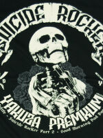 Yakuza Premium T-Shirt Shirt Suicide Rockers Schwarz Totenkopf Herren  5045