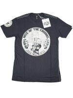 Yakuza Premium T-Shirt YPS-2502 Dunkelgrau Rise Of The Grooks Skeletthand 5060