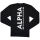 Alpha Industries Back Print Heavy LS Longsleeve 116571 Schwarz Rückenprint 6683
