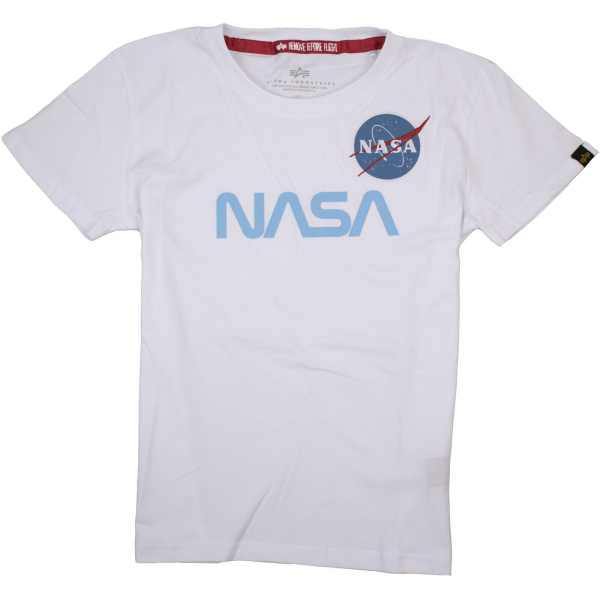 Alpha Industries Damen T-Shirt NASA PM T Wmn 198053 Weiß 1015W