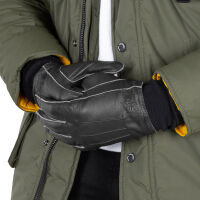 Alpha Industries Herren Handschuhe B3 Gloves Echtes Leder...