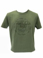 Alpha Industries Herren T-Shirt 171501 Oliv Est1959 Grün Kurzarm Oberteil 5104