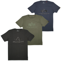 Alpha Industries Herren T-Shirt Vinyl LogoT 126504...