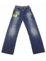 Alpha Industries Hose Jeans Vintage Brushed Blue...