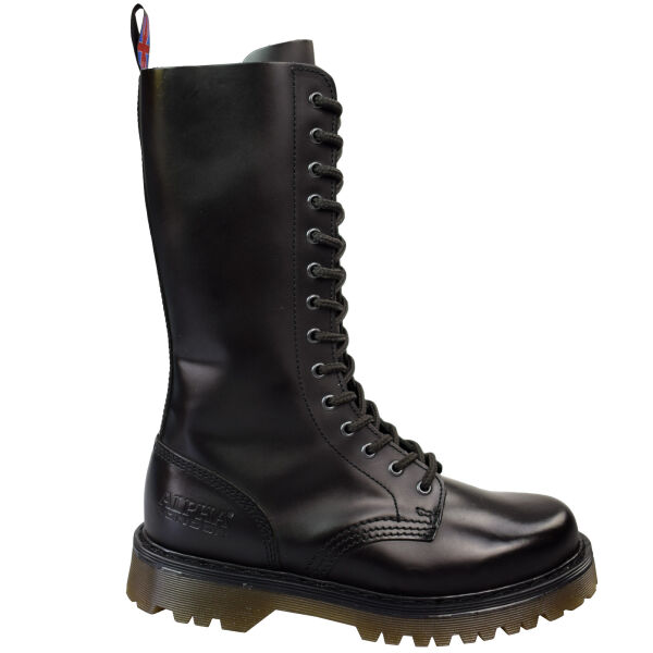 Alpha London 14-loch Boot 4431 ohne Stahlkappe Leder Stiefel Unisex Damen Herren