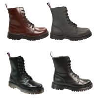 Alpha London 8-loch Boot 4430 ohne Stahlkappe Leder...