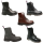 Alpha London 8-loch Boot 4430 ohne Stahlkappe Leder Stiefel Unisex Damen Herren