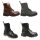 Alpha London 8-loch Boot 4430 ohne Stahlkappe Leder Stiefel Unisex Damen Herren