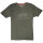 Alpha Industries Basic T Oil Dye 116515 T-Shirt Oliv Schwarz Farbauswahl