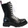 Alpha Rangers 10-loch Boot Festival Army Gothic Leder Springerstiefel Stahlkappe